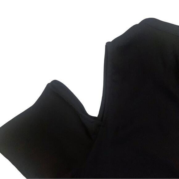 Paper Crane Cutout Cold Shoulder Black Short Sleeve Dress Size Small Mini - Picture 9 of 13